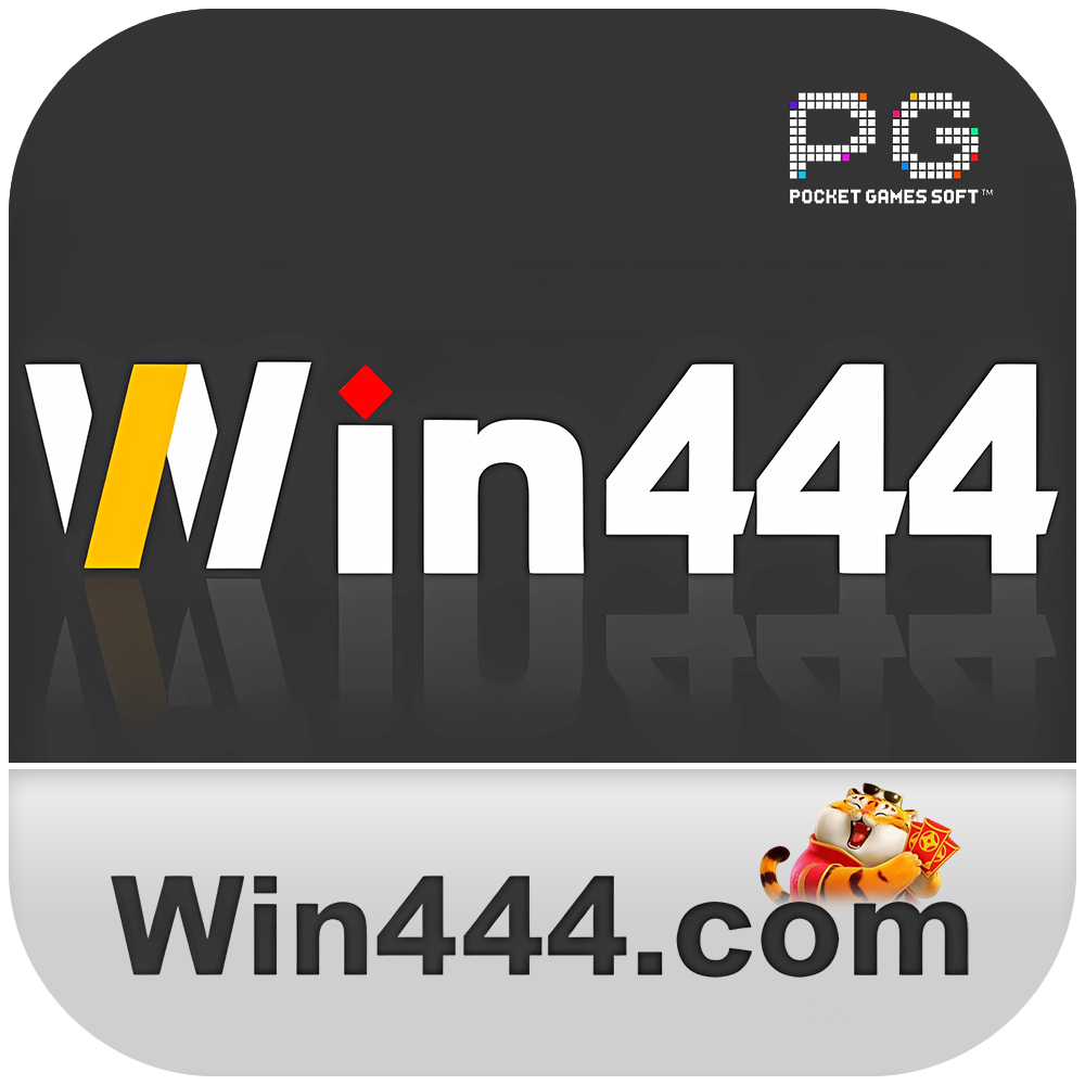 Imagem promocional da 444WIN destacando a plataforma e seus benefícios.